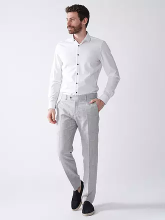 OLYMP LEVEL FIVE | Chemise Body Fit | weiss